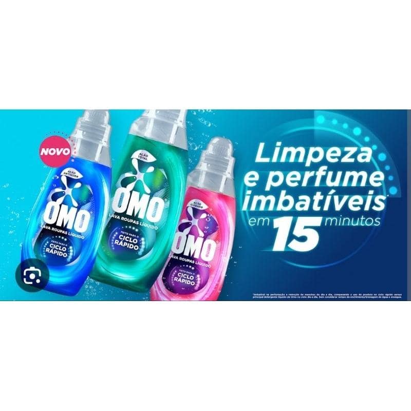 Sabão Líquido OMO Ciclo Rápido
