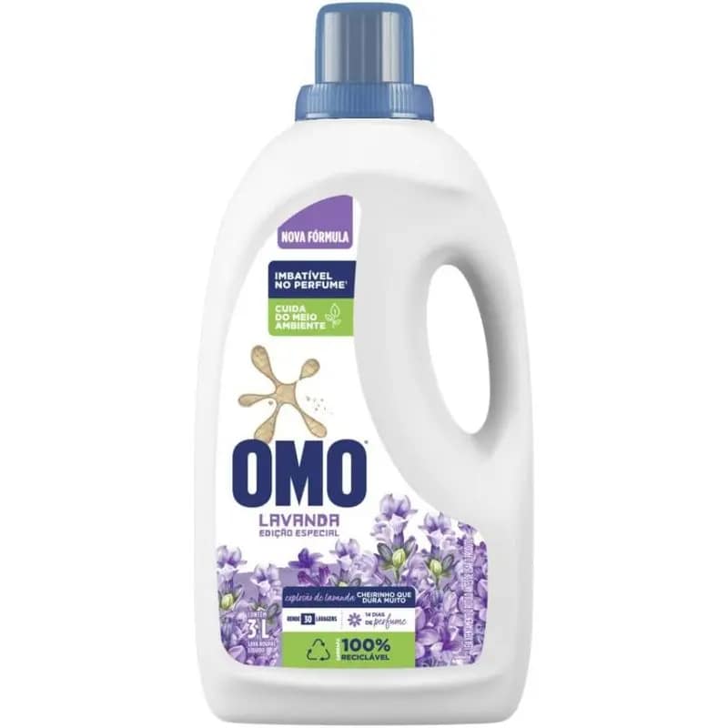 Sabão Líquido OMO Lavanda 3 L