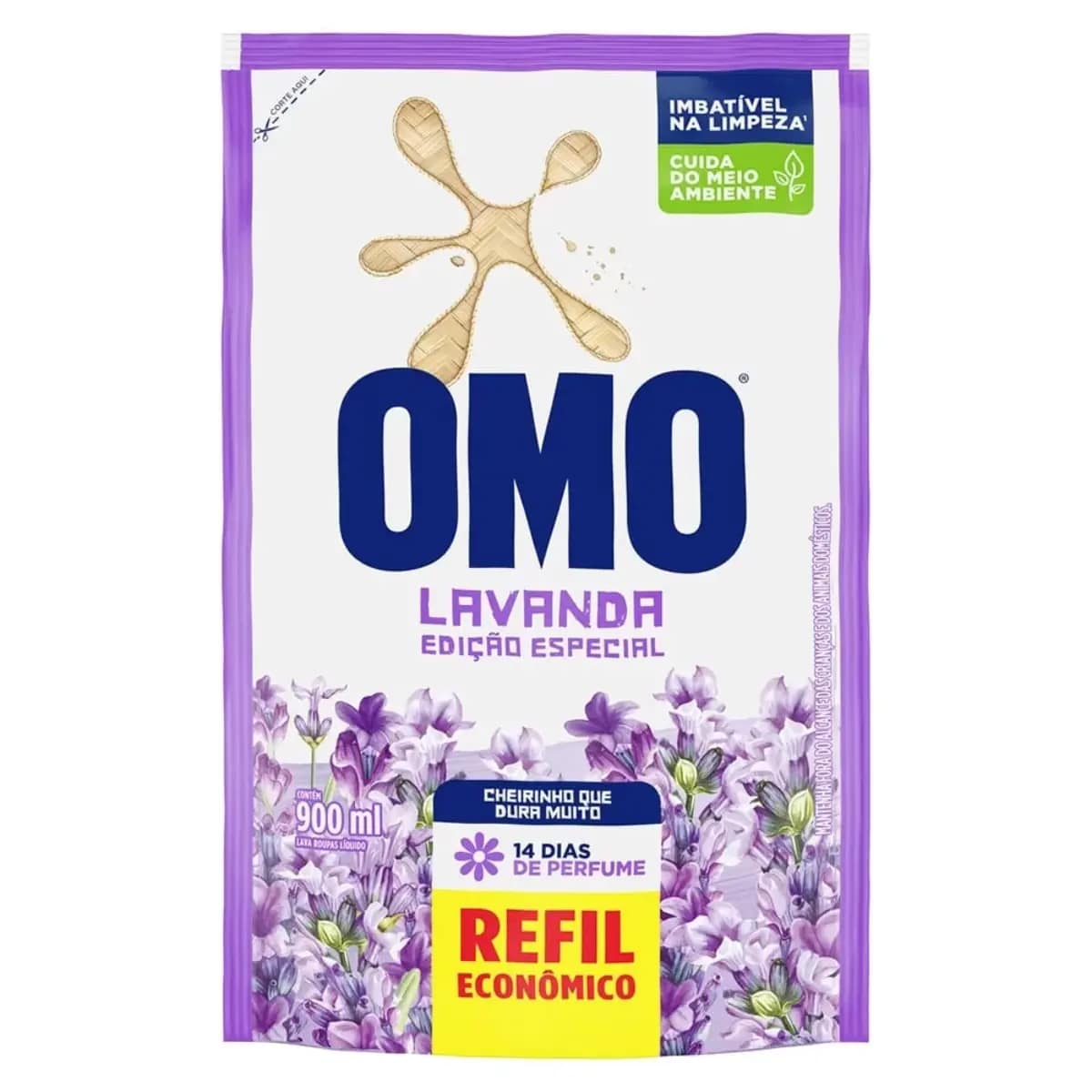 Sabão Líquido OMO Lavanda 900 ml