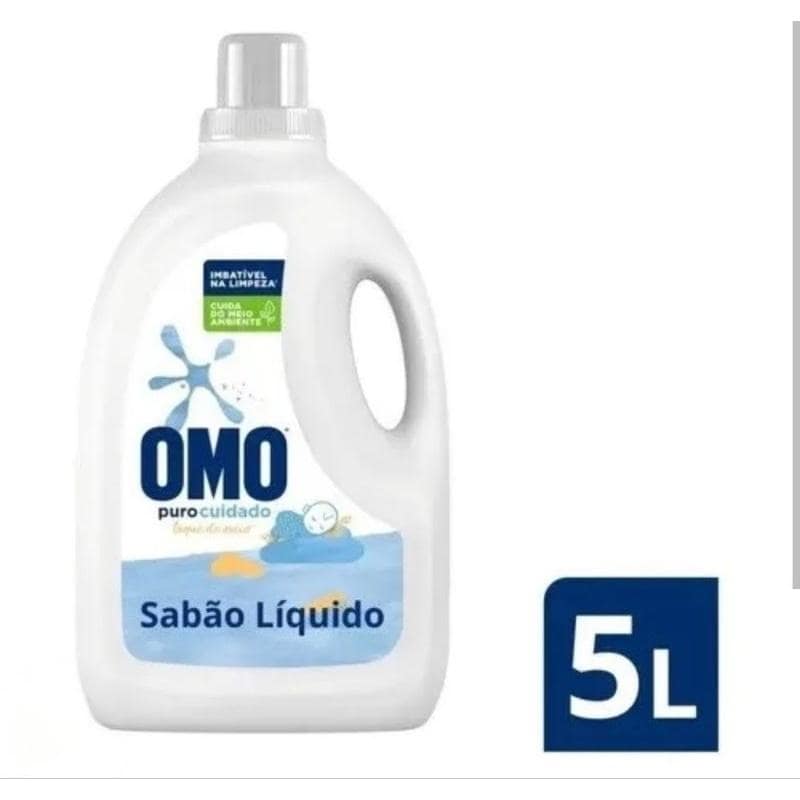 Sabão Líquido OMO Puro Cuidado 5 L