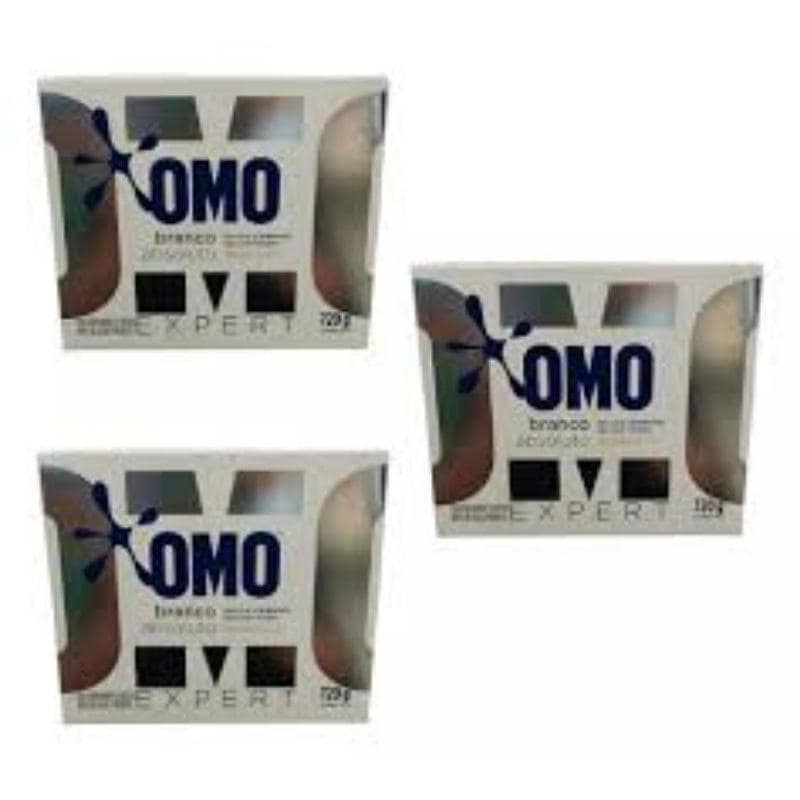 Sabão em Pó OMO Expert Branco Absoluto 720 g – Kit com 3 unidades