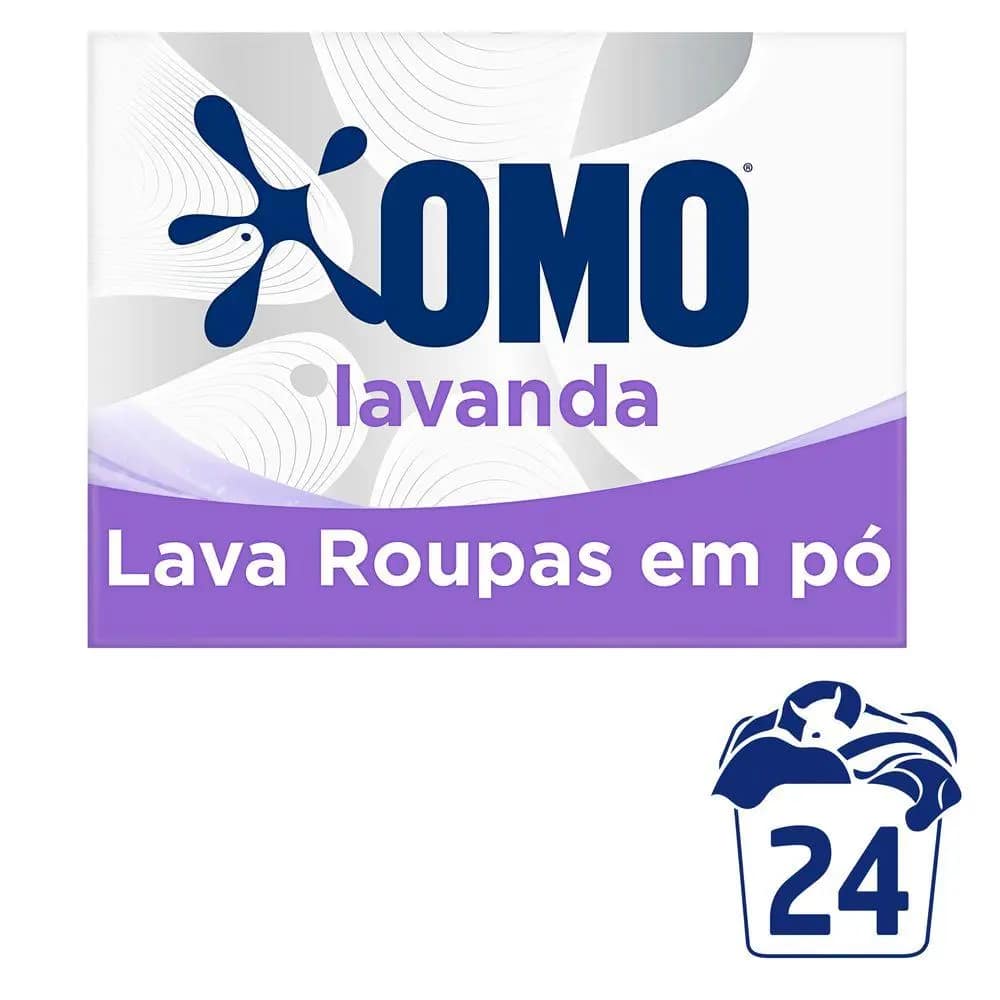 Sabão em Pó OMO Lavanda 1.6 kg
