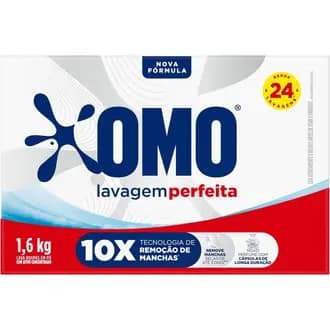 Sabão em Pó OMO Lavagem Perfeita 1.6 kg