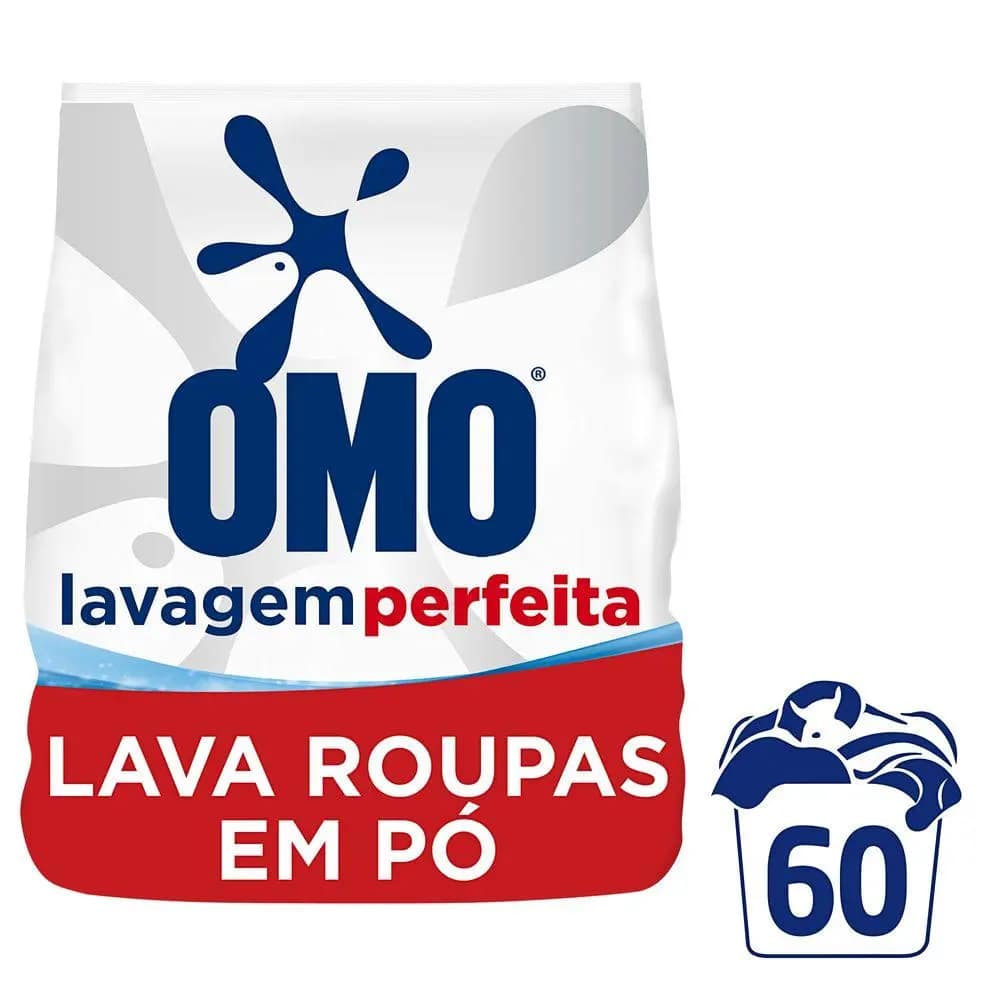 Sabão em Pó OMO Lavagem Perfeita 4 kg