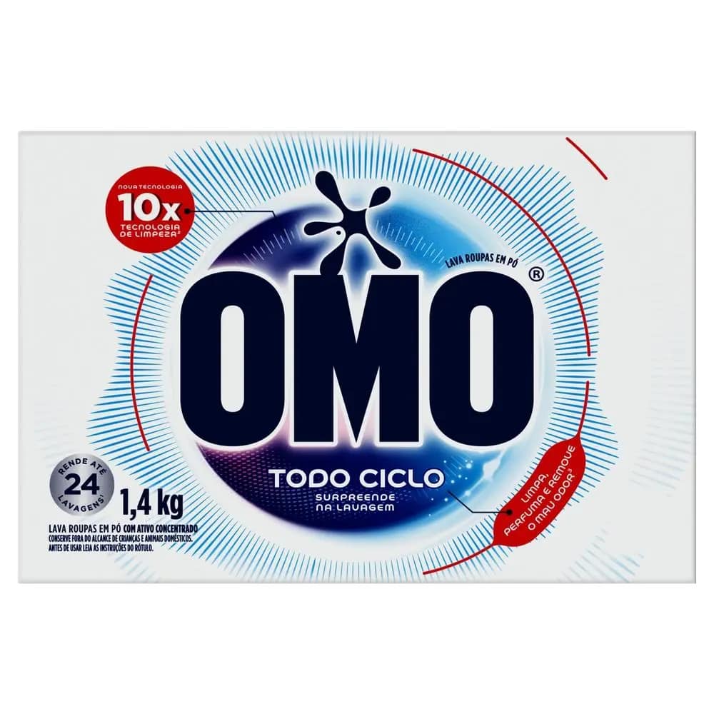 Sabão em Pó OMO Todo Ciclo 1.4 kg