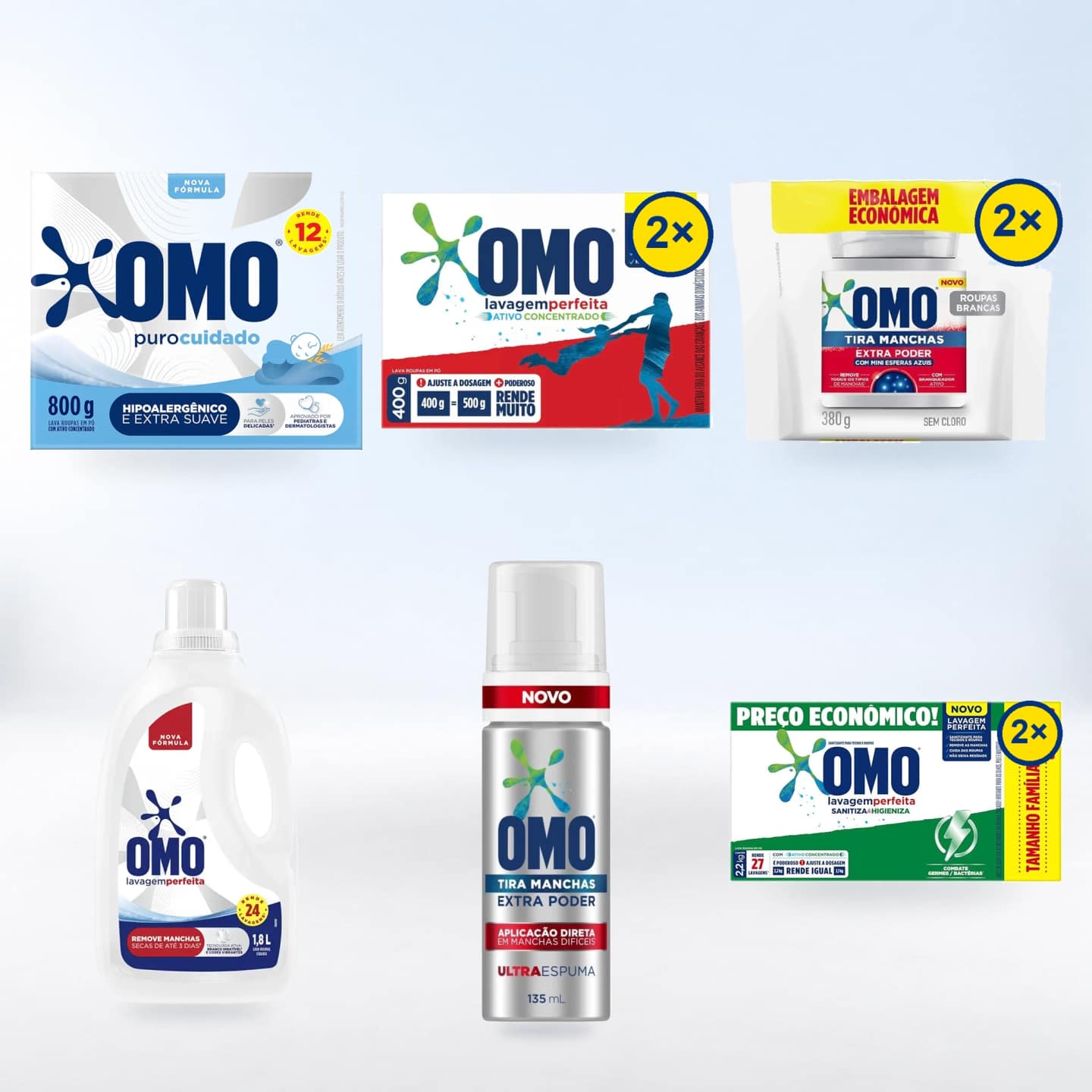 Kit Brancas em Dia — embalagens incluídas