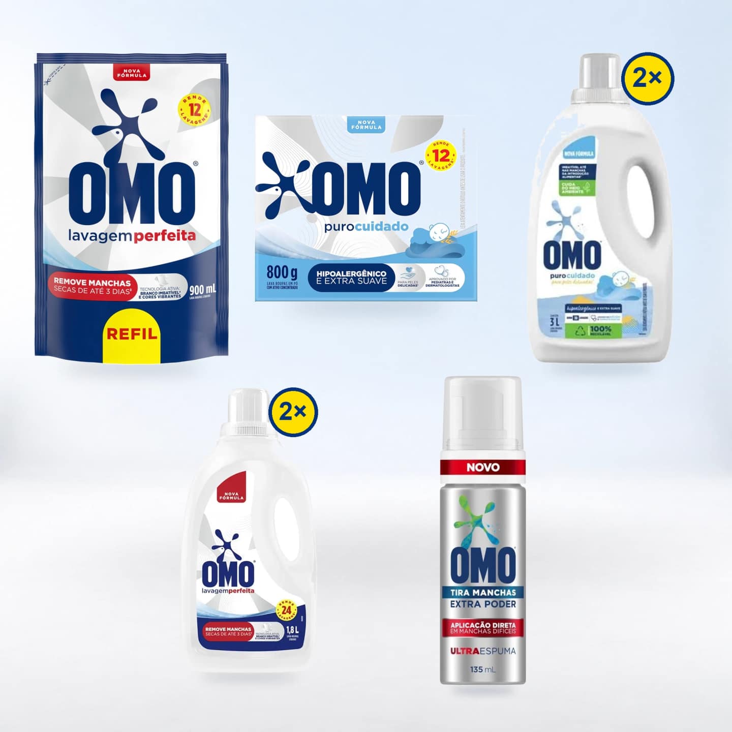 Kit Essenciais Premium — embalagens incluídas