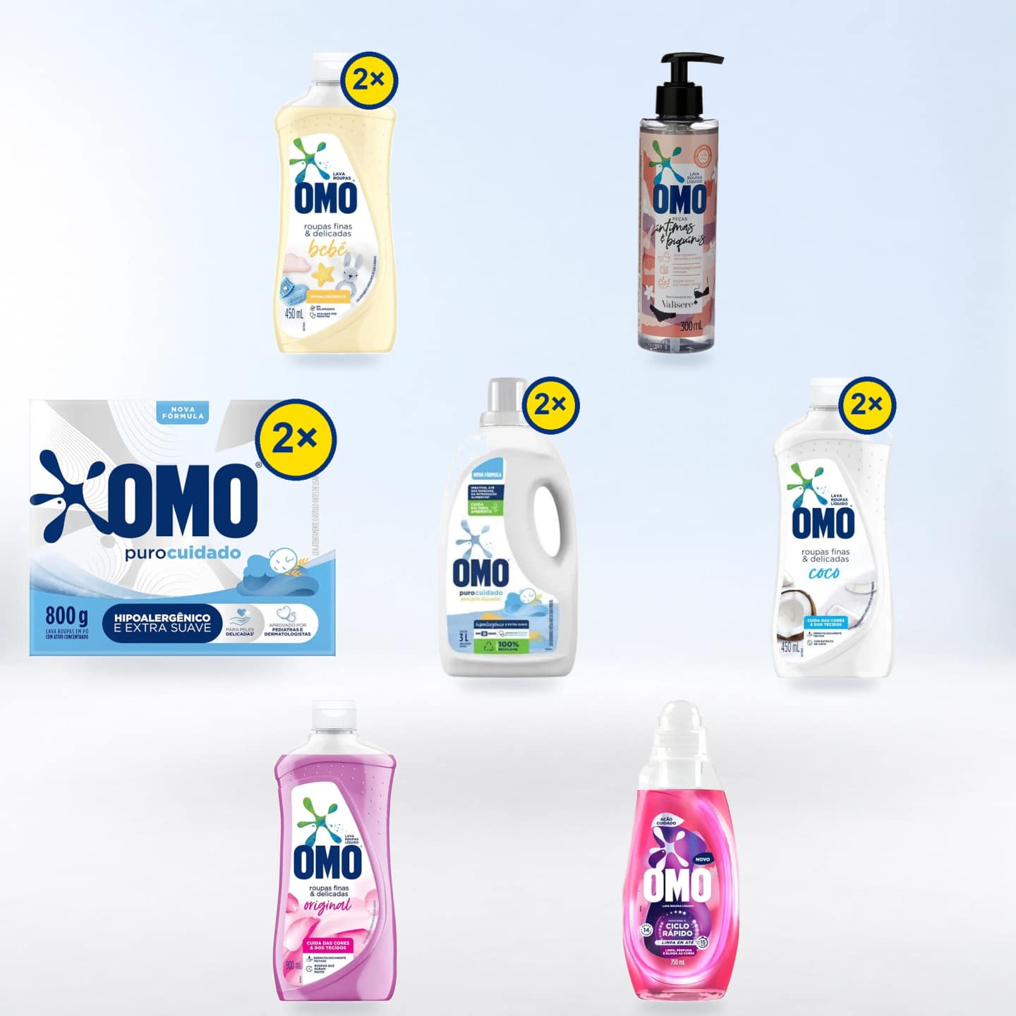 Kit Cuidado da Família — embalagens incluídas