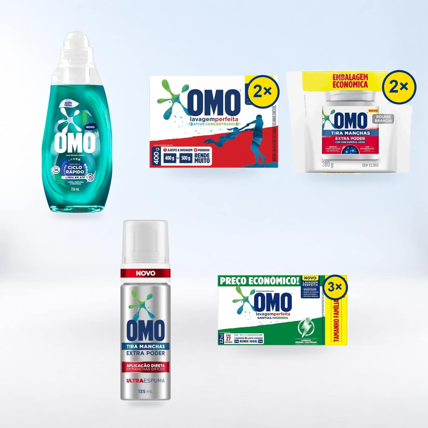 Kit Brancos Pro — embalagens incluídas