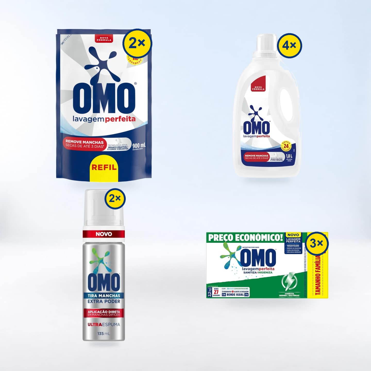 Kit Profissional para Casa — embalagens incluídas
