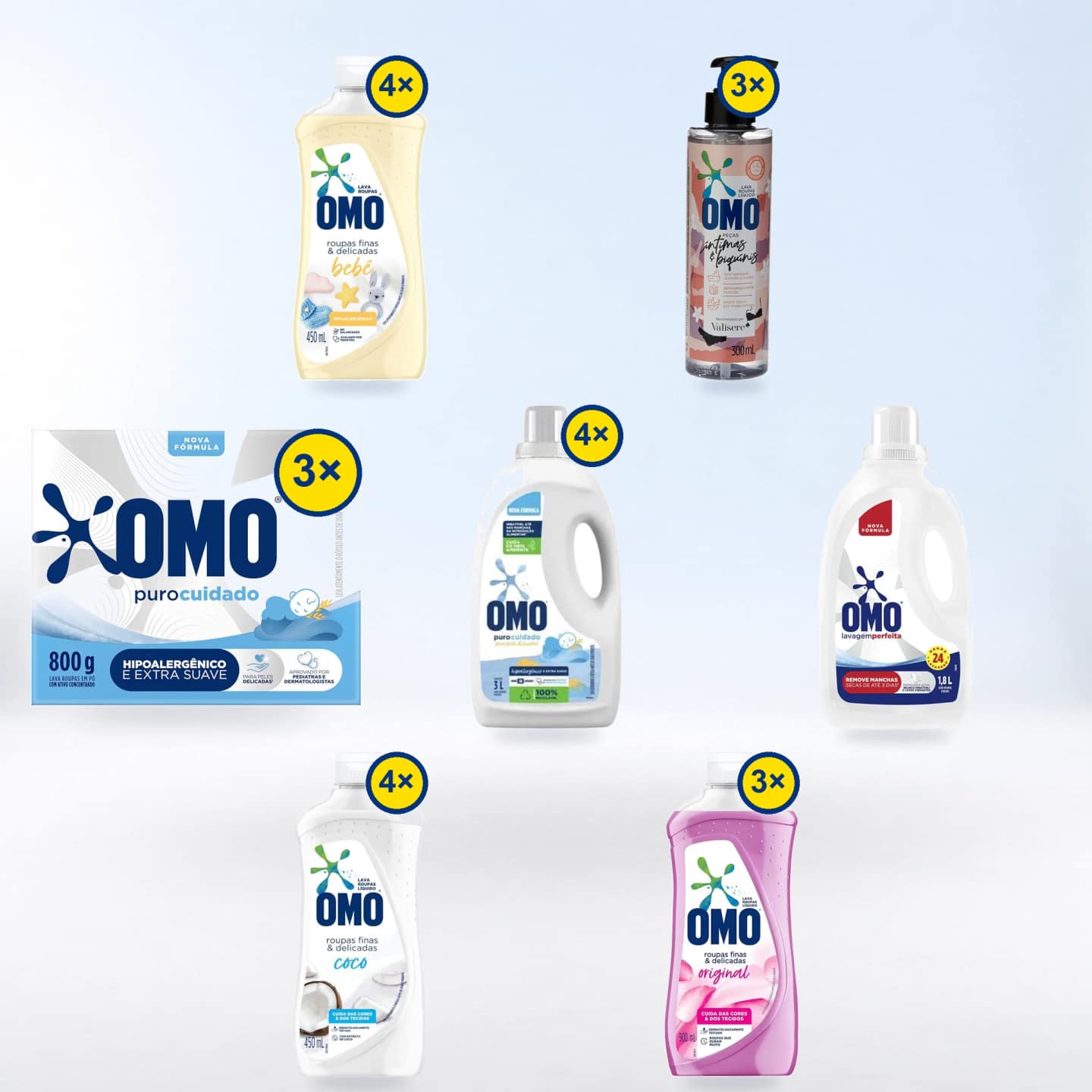Kit Delicadas Completo — embalagens incluídas