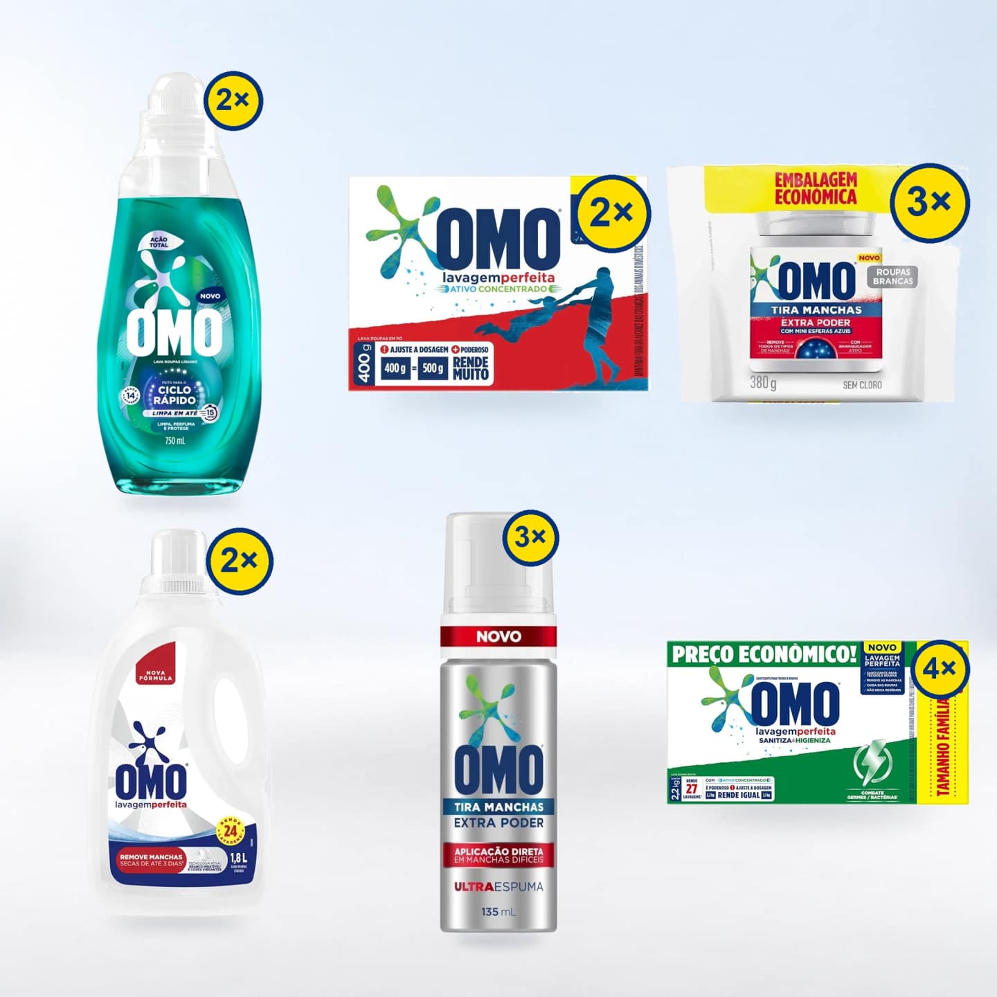 Kit Manchas Intensivo — embalagens incluídas