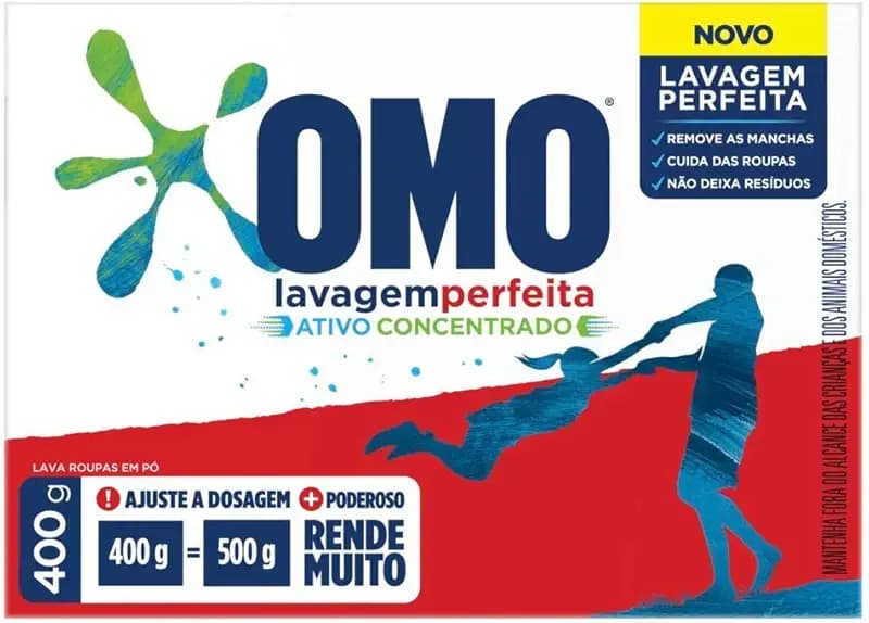 OMO Perfect Wash Powder Laundry Detergent 400 g