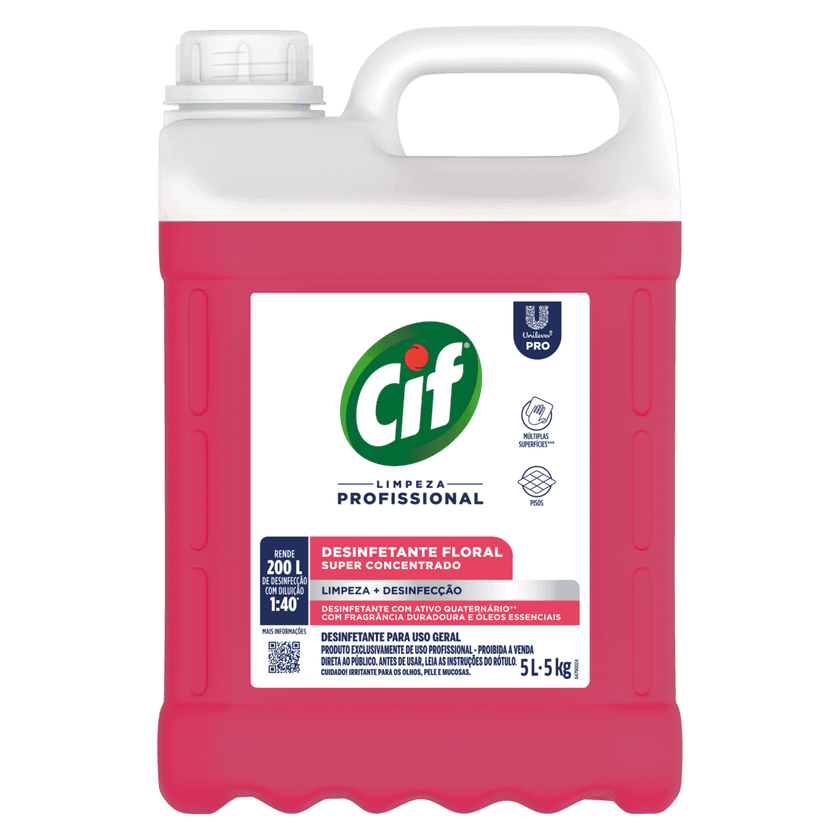 Cif Disinfectant Floral Concentrated 5 L