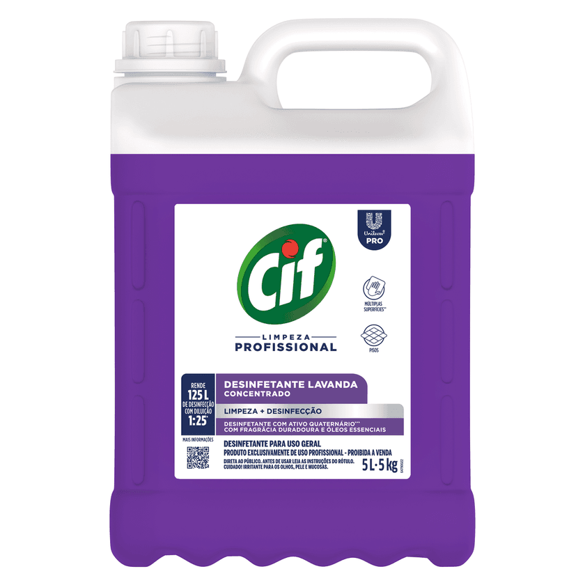 Cif Concentrated Lavender Disinfectant 5 L