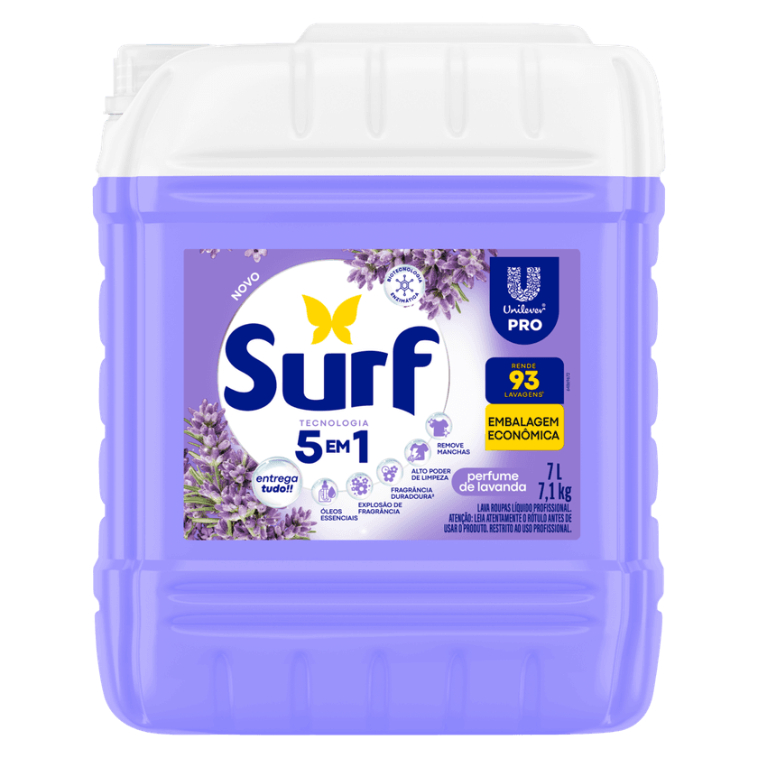 Surf Lavender Liquid Laundry Detergent 7 L 93 Washes