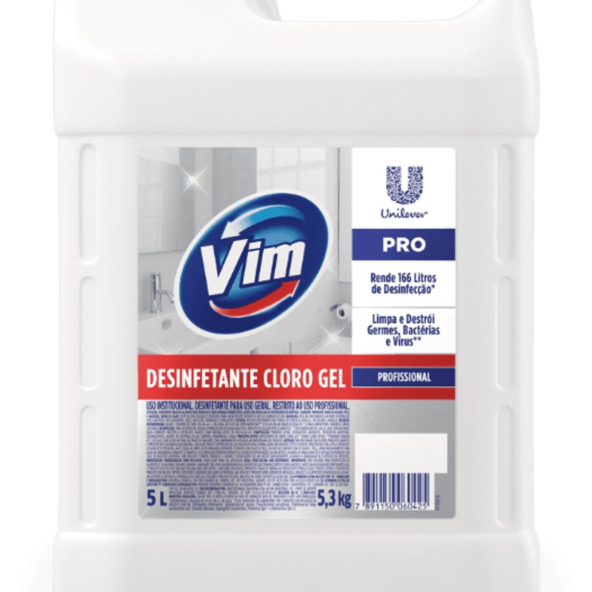 Vim Professional Chlorine Gel Disinfectant 5 L