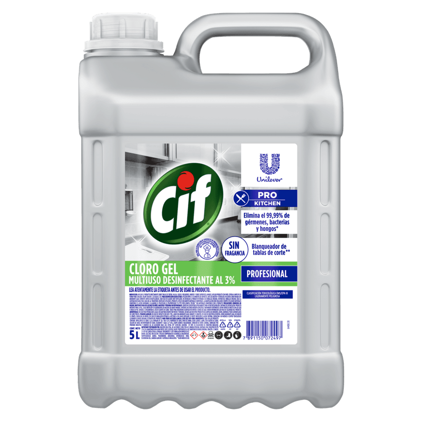 Cif Detergent Alkaline Chlorinated Professional 5 L