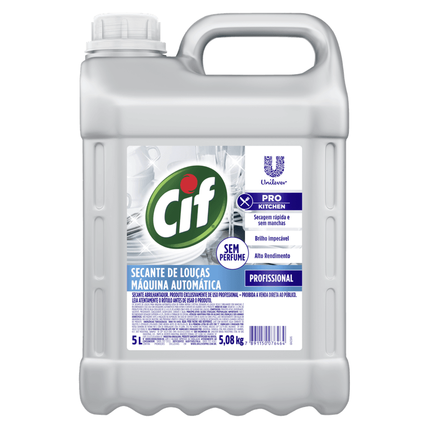 Cif Automatic Machine Dishwasher Rinse Aid 5 L