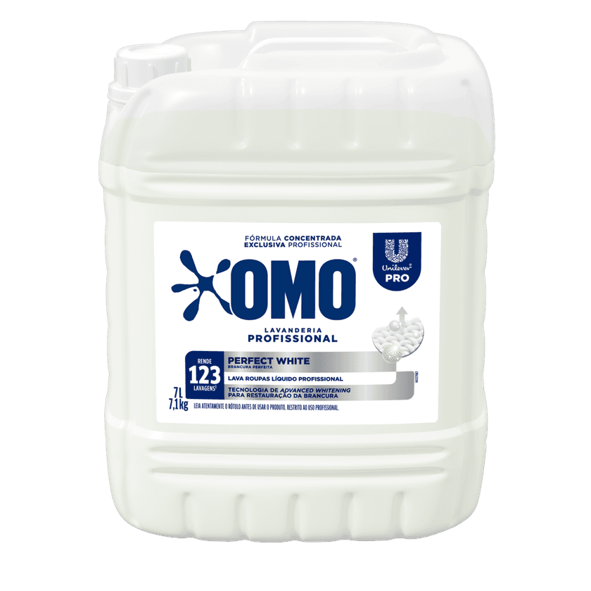 OMO Perfect White Liquid Laundry Detergent 7 L 123 Washes
