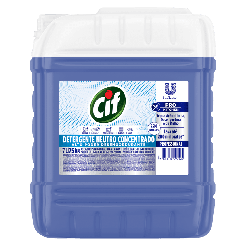 Cif Detergent Neutral Concentrated 7 L 7.5kg