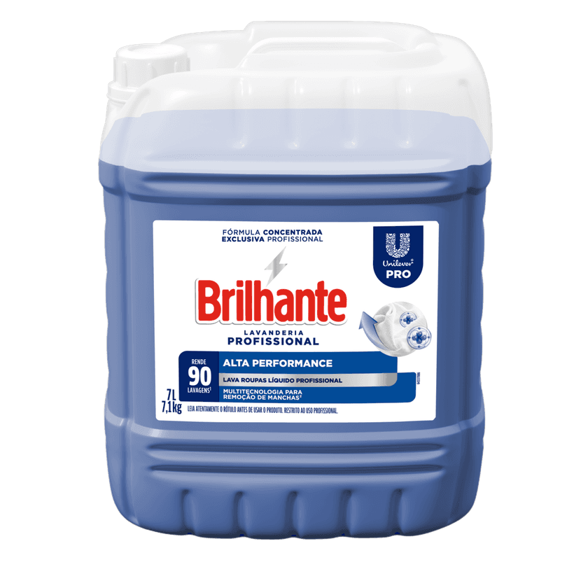 Brilhante Laundry Detergent Liquid Professional 7 L 90 Washes