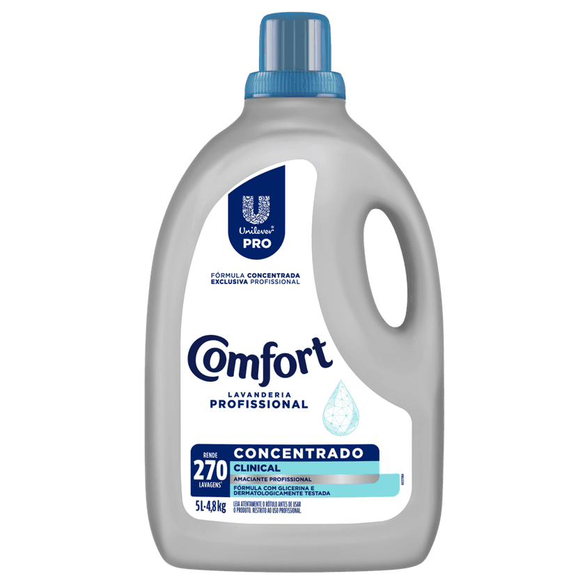 Comfort Concentrated Clinical Fabric Softener 5 L 270 Washes