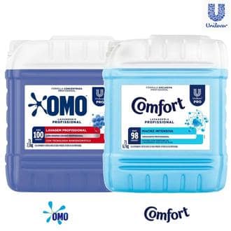 Kit OMO Lavagem Perfeita + Amaciante Comfort 7 L