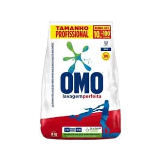 Sabão em Pó OMO Lavagem Perfeita 8 kg