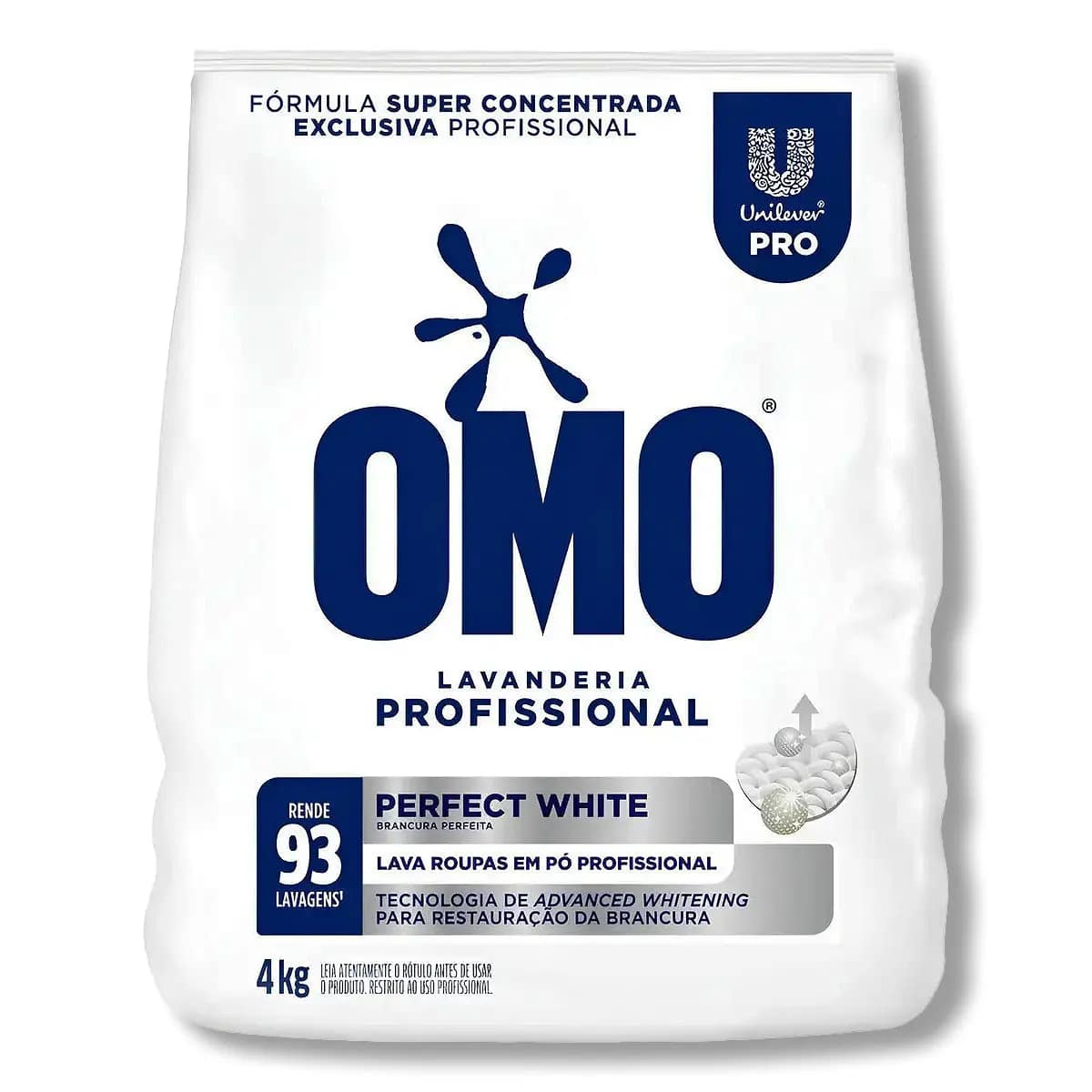 Sabão em Pó OMO Perfect White 4 kg