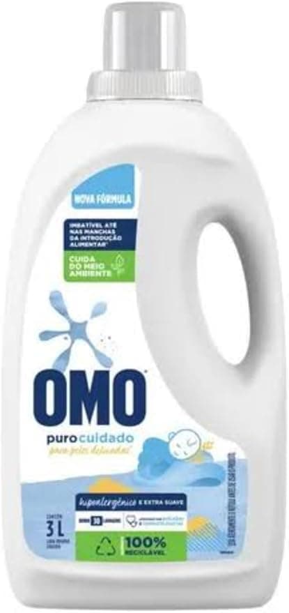 OMO Pure Care Liquid Laundry Detergent 3 L