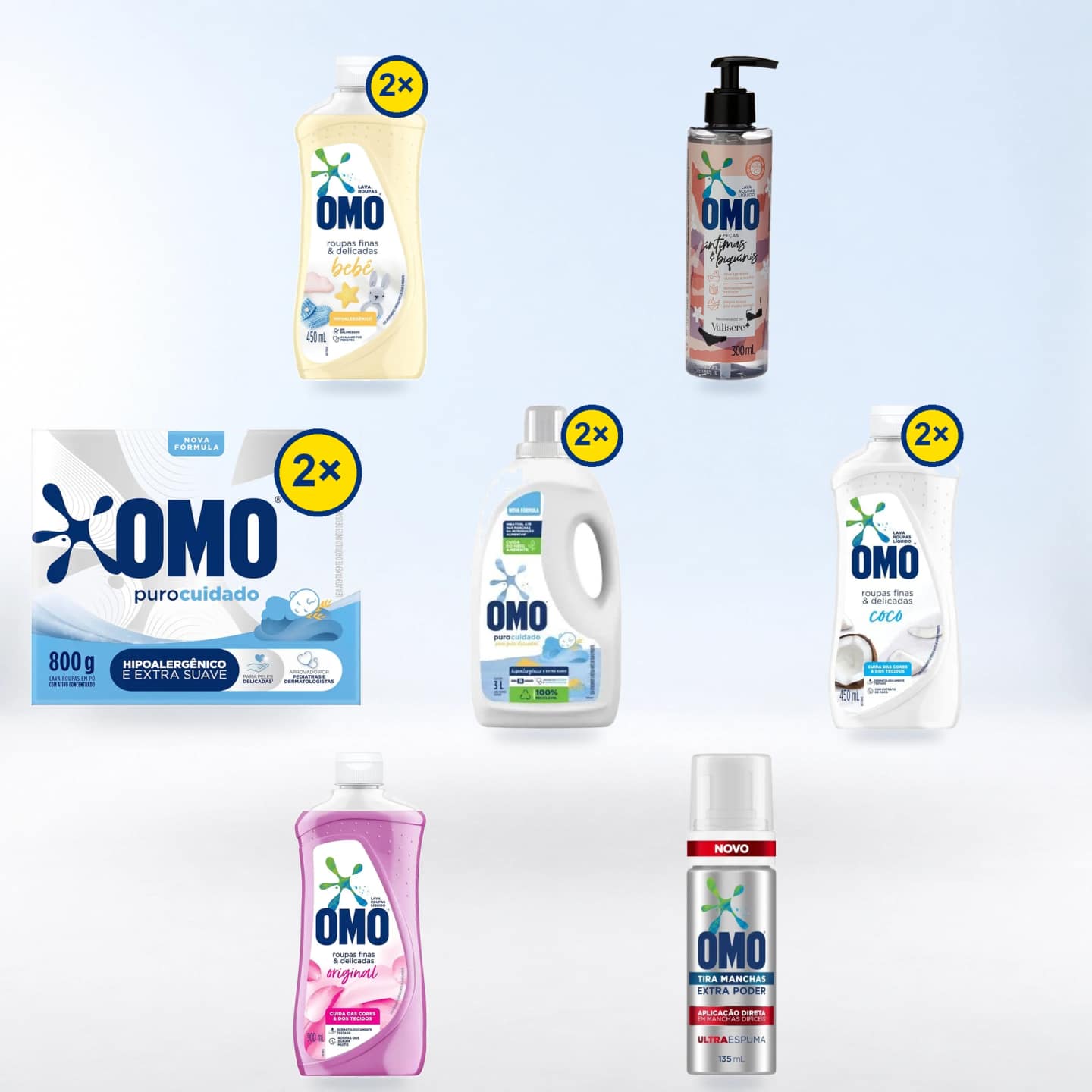 Kit Cuidado Suave para a Casa — embalagens incluídas