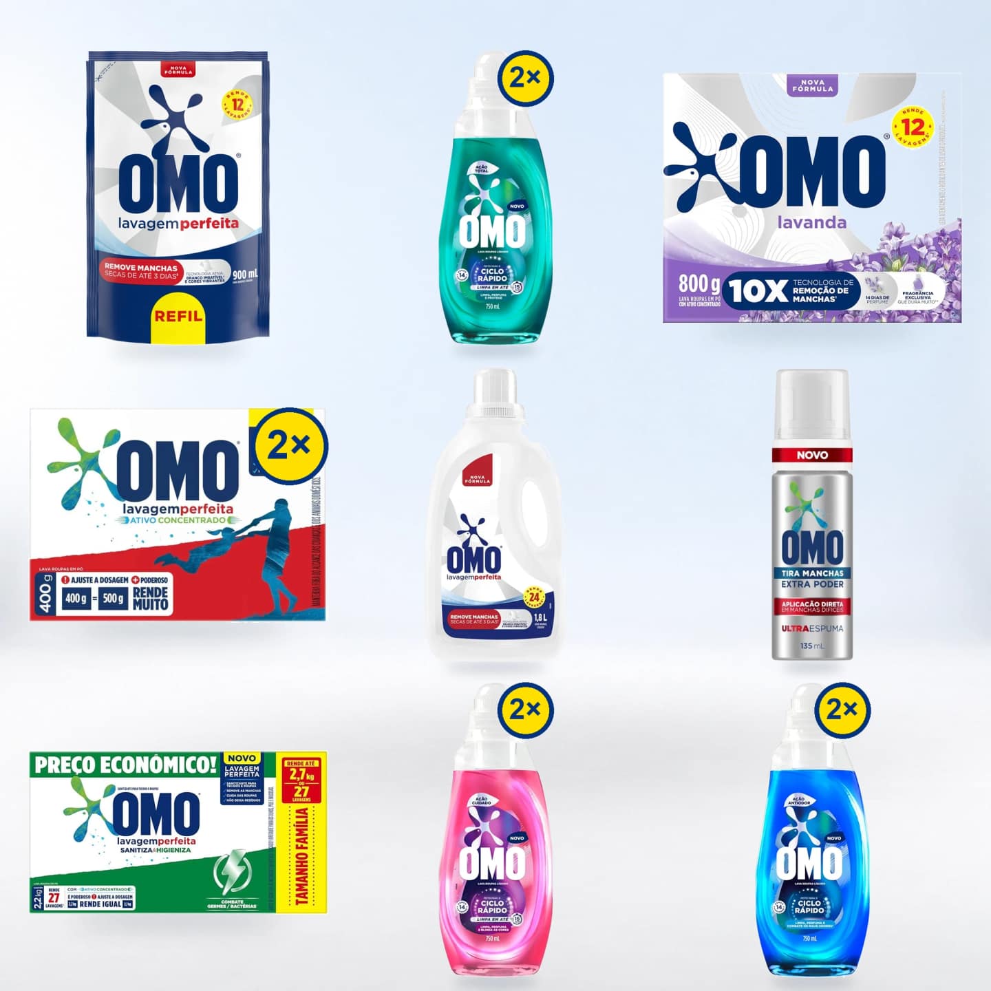 Kit Dia a Dia Econômico — embalagens incluídas