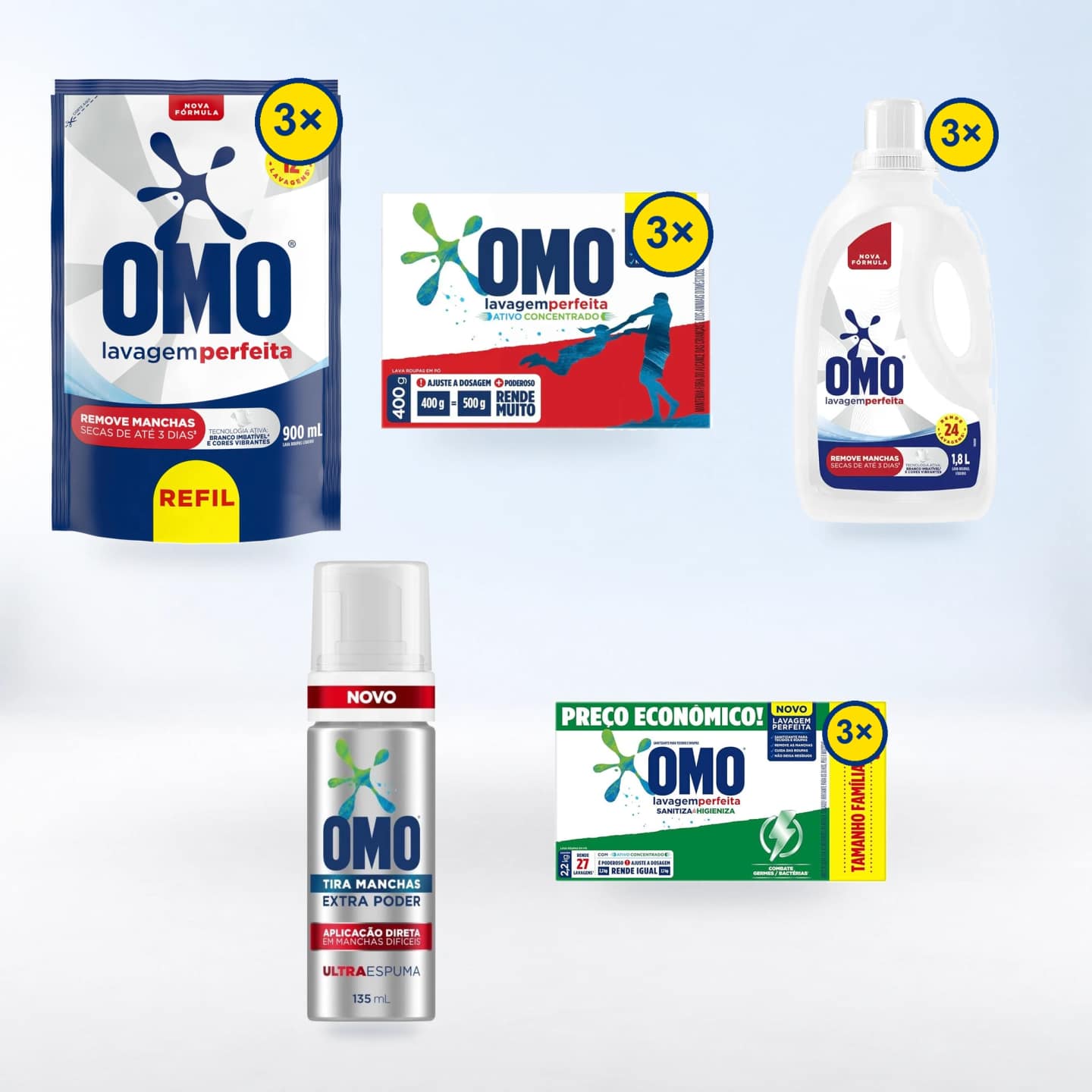 Kit Estoque para 30 Dias — embalagens incluídas