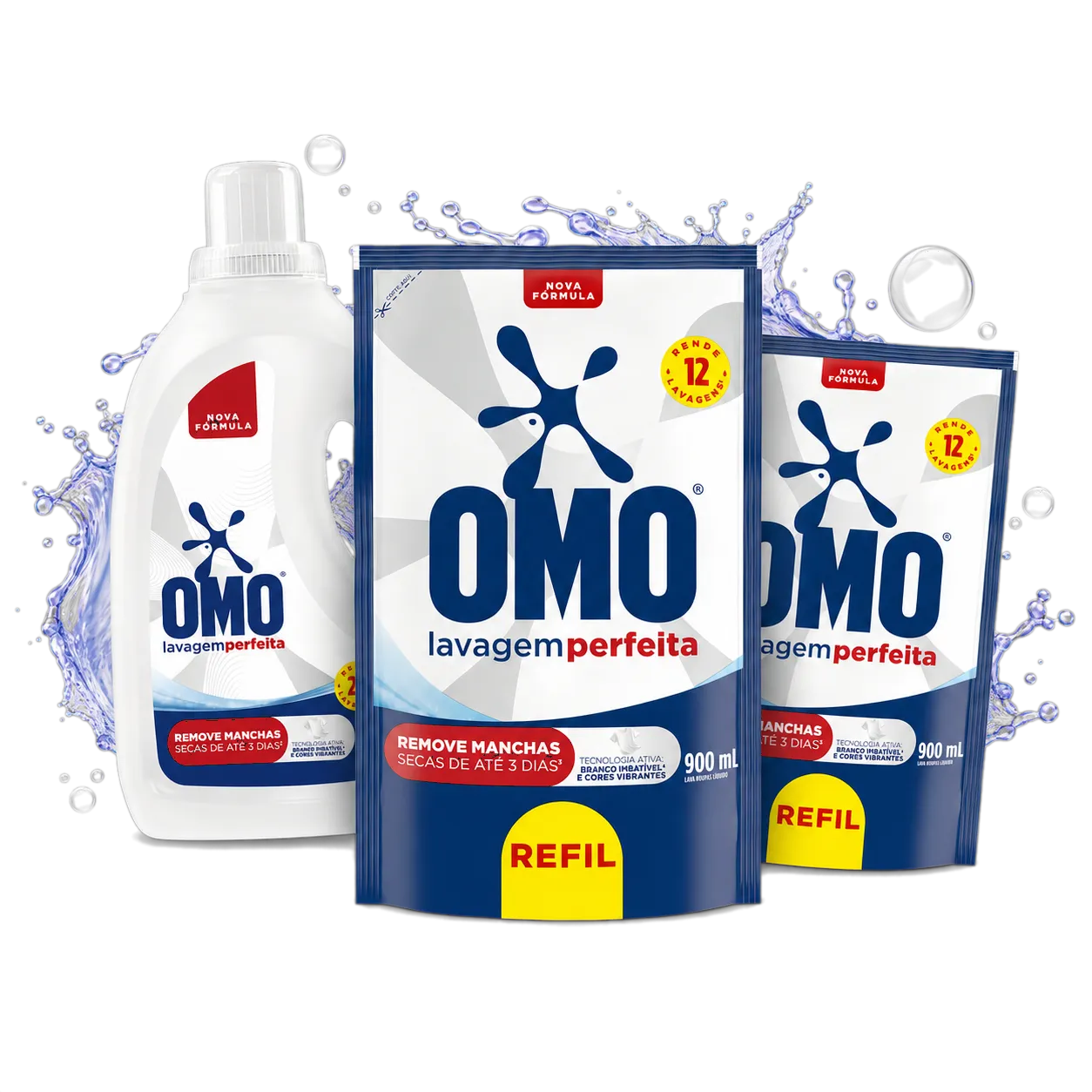 Produtos OMO para cuidado das roupas