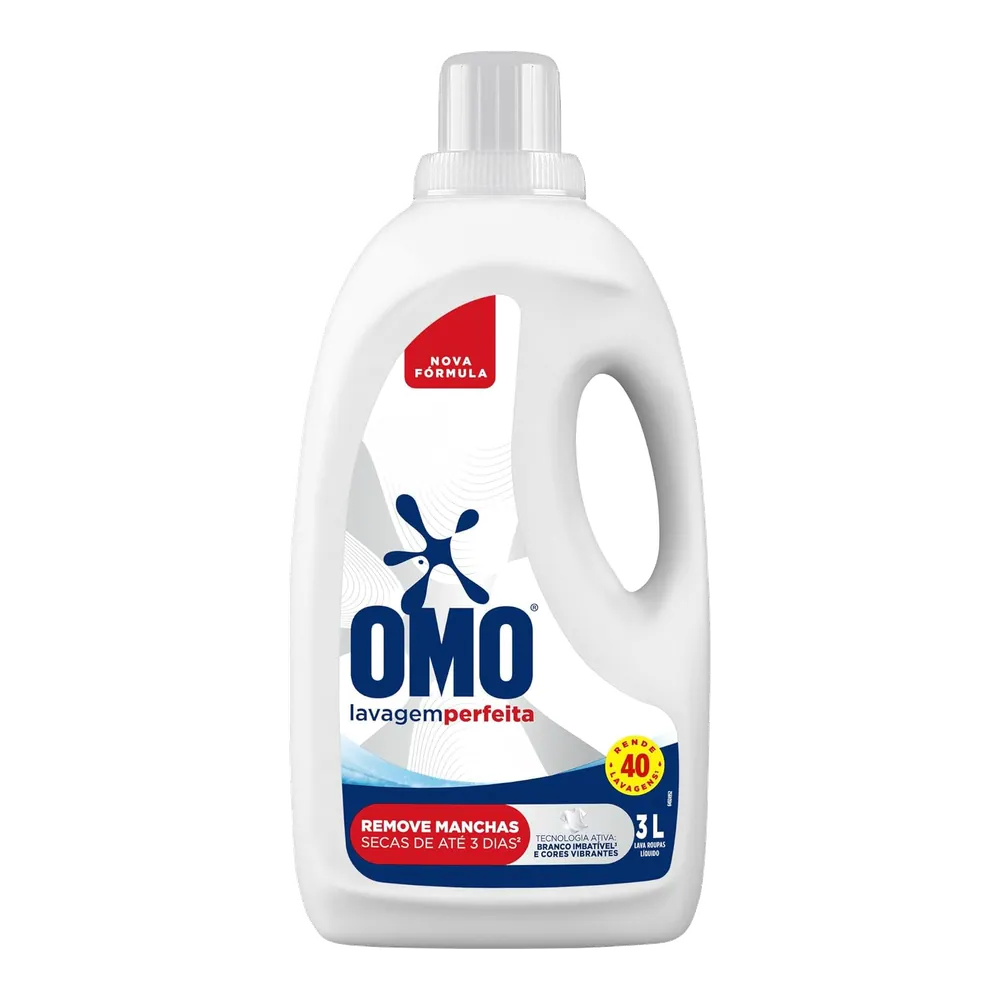 OMO Sabão Líquido Lavagem Perfeita 3 L
