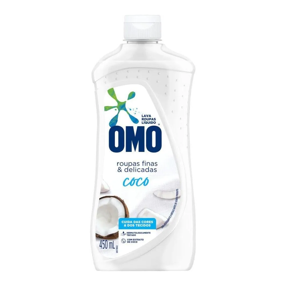 OMO Roupas Finas e Delicadas Coco 450 ml