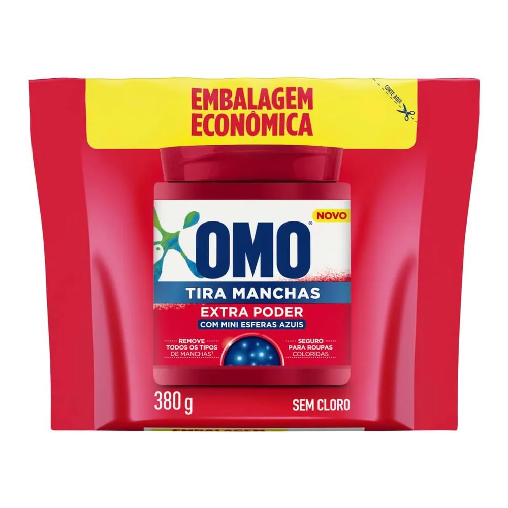 OMO Tira-Manchas Roupas Coloridas em Pó 380 g