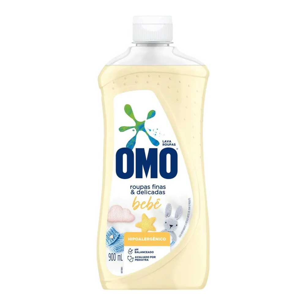 OMO Roupas Finas e Delicadas Bebê 900 ml