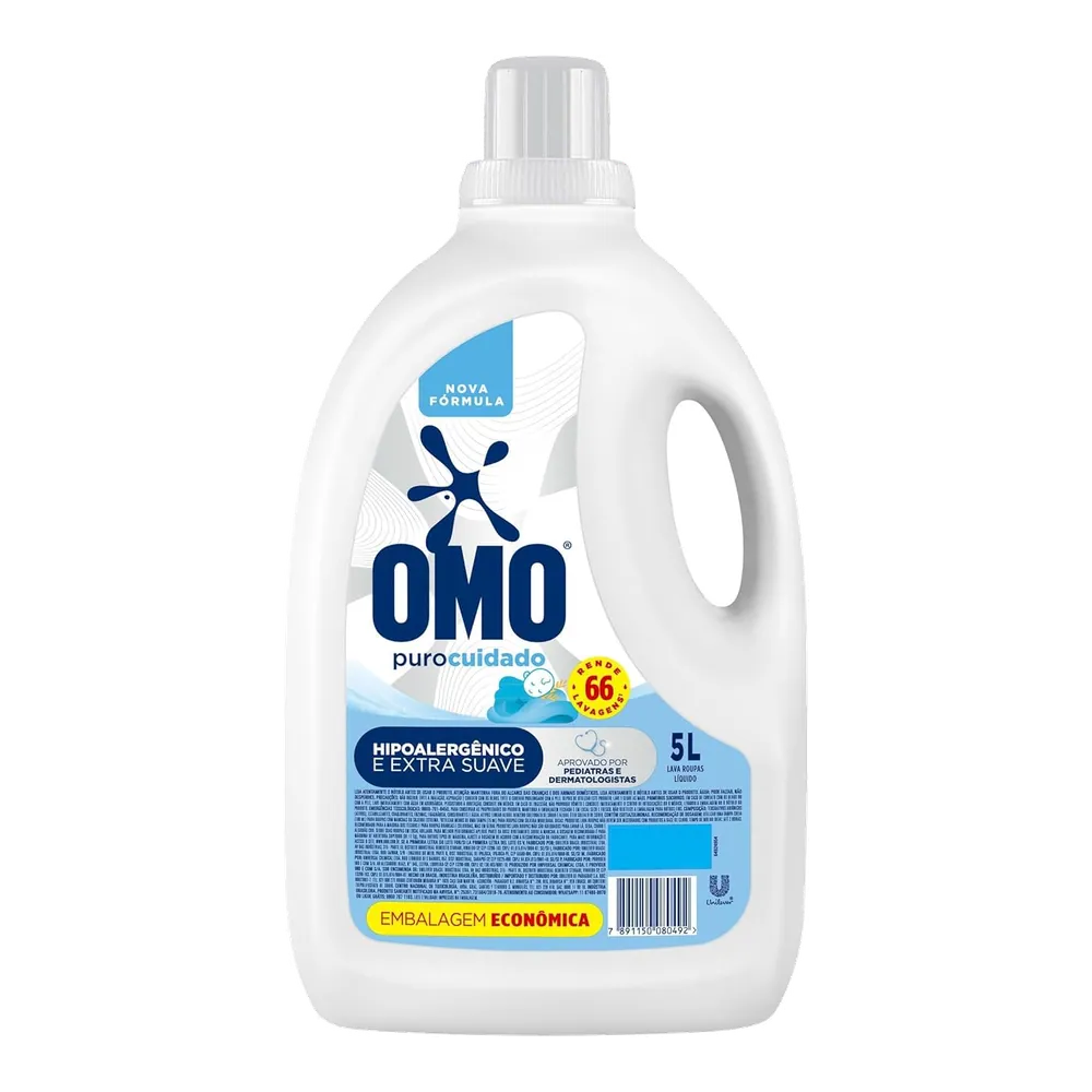 OMO Puro Cuidado Sabão Líquido 5 L