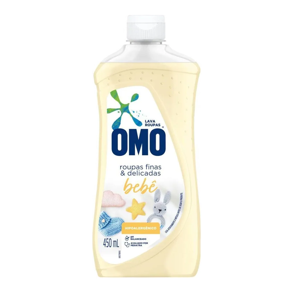 OMO Roupas Finas e Delicadas Bebê 450 ml