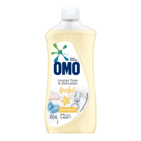 OMO Roupas Finas e Delicadas Bebê 450 ml