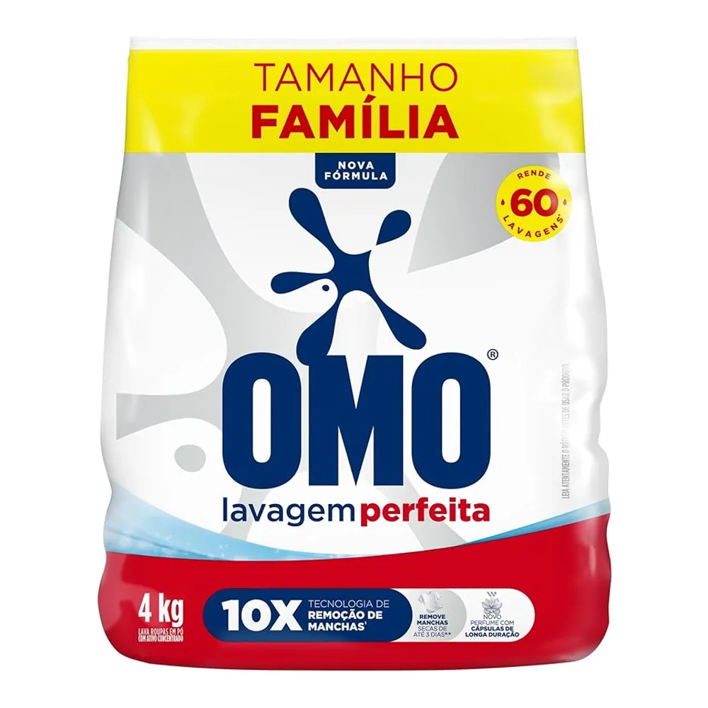 OMO Sabão em Pó Lavagem Perfeita 4 kg