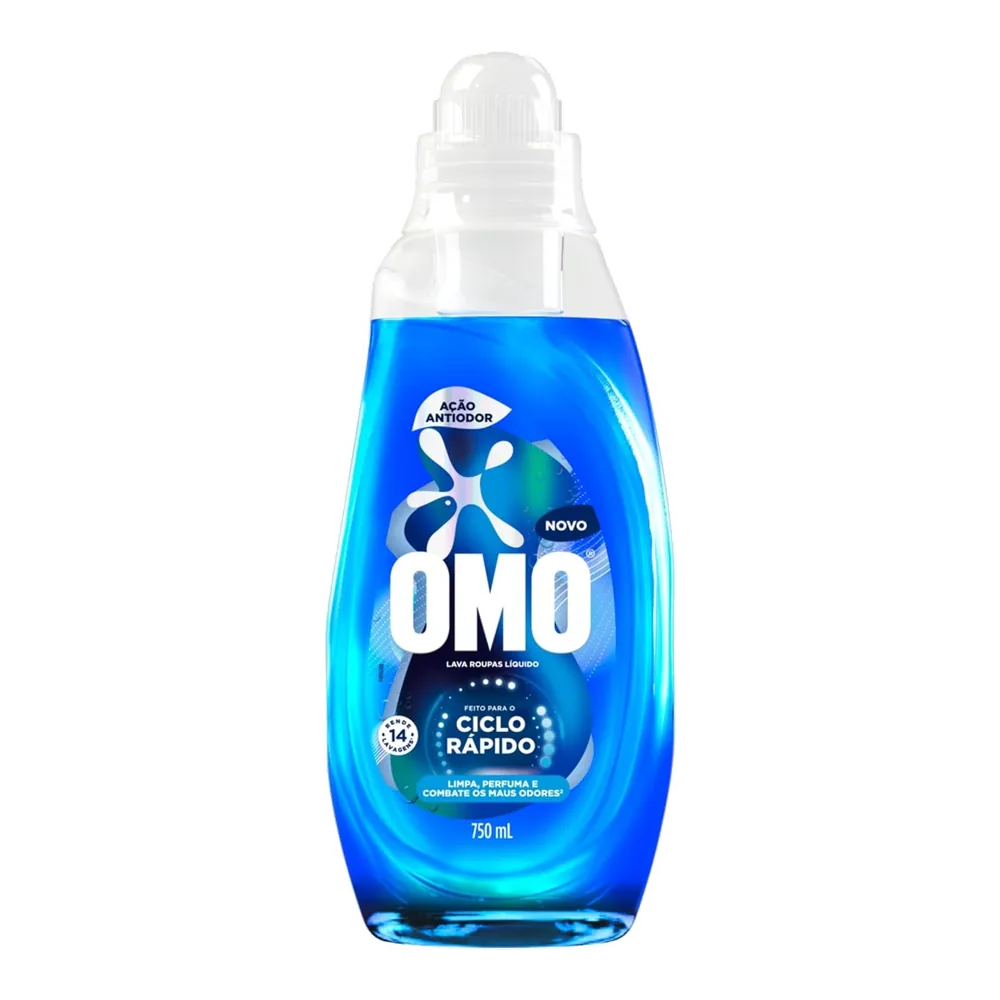 OMO Ciclo Rápido Ação Antiodor 750 ml