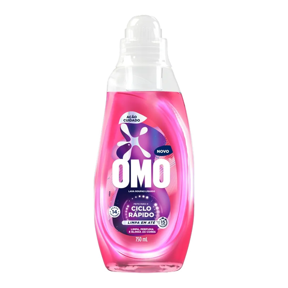 OMO Ciclo Rápido Ação Cuidado 750 ml