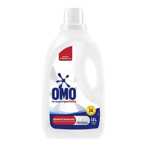 Lava-roupas líquido OMO Lavagem Perfeita 1,8 L